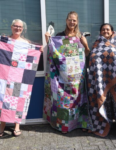 Krachtdeken quilts voor KLEM dagbesteding
