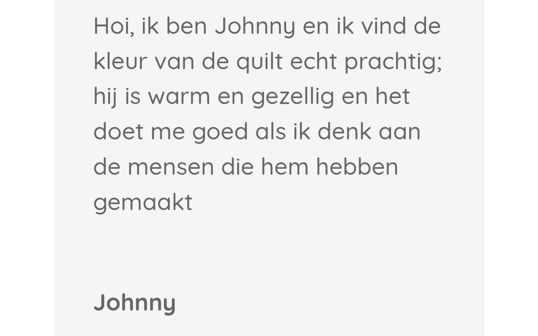 Nieuwe pagina op de website.