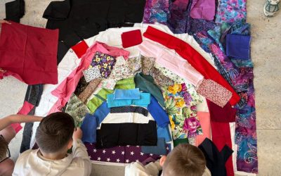 Een Krachtdekenquilt voor de klas, gemaakt door 9 jongens