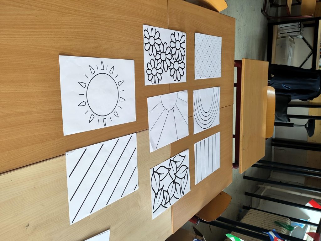 in 5 kunstlessen een quilt voor de klas